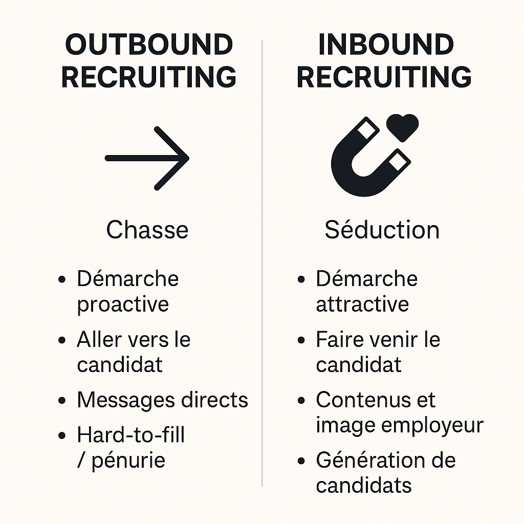 Du recrutement Outbound au recrutement Inbound : un changement de paradigme